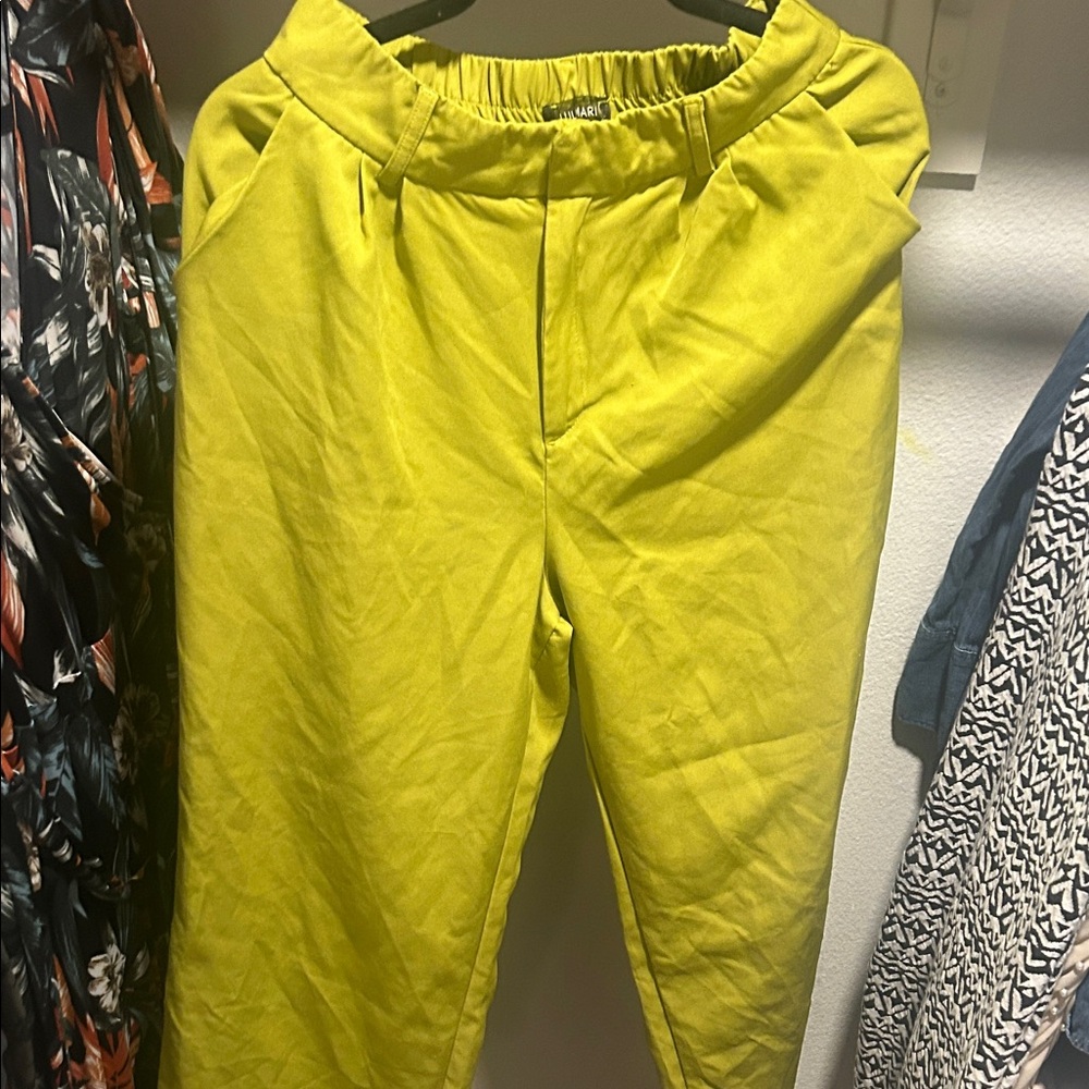 Bright Yellow Pants